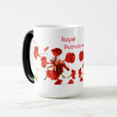 Morphing Tasse Royal Poinciana Blume (Vorderseite Links)