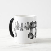 Morphing-Tasse-Schachbild Verwandlungstasse (Vorderseite Links)