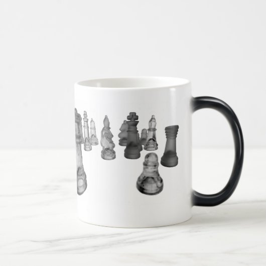 Morphing-Tasse-Schachbild Verwandlungstasse (Rechts)