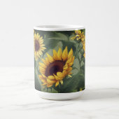 Morphing Tasse - Sonnenblume Abstrakt #699 (Zentrum)