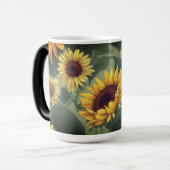 Morphing Tasse - Sonnenblume Abstrakt #699 (Vorderseite Links)