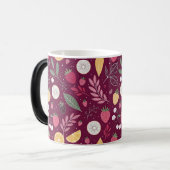 Morphing Tasse – Verstecktes Fruchtmuster von JoyC (Vorderseite Links)