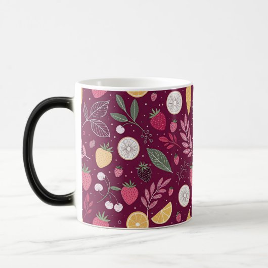 Morphing Tasse – Verstecktes Fruchtmuster von JoyC (Links)
