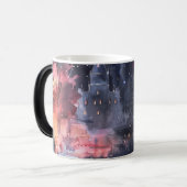 Morphing Watercolor Halloween-Tasse Verwandlungstasse (Vorderseite Links)