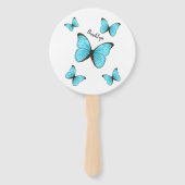 Morpho butterflies cartoon illustration  fächer (Rückseite)