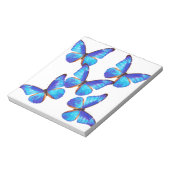 "Morpho Butterflyの 優 良 製 Notizblock (Rotiert)