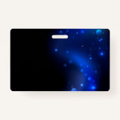 Morpho Butterfly im dunklen Hintergrund Ausweis (Rückseite)