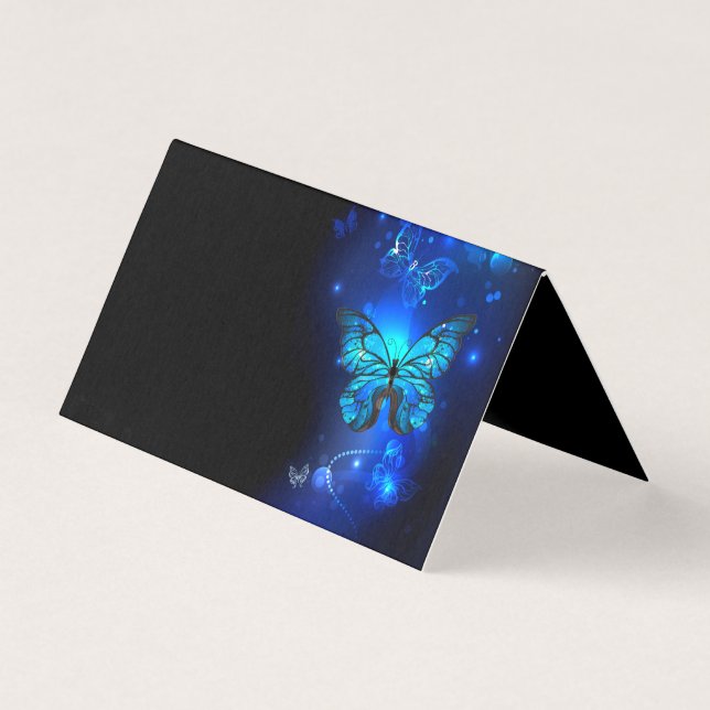Morpho Butterfly in the Dark Background (Vorderseite)