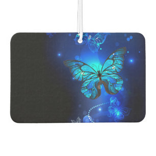 Morpho Butterfly in the Dark Background Autolufterfrischer