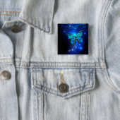 Morpho Butterfly in the Dark Background Button (Beispiel)