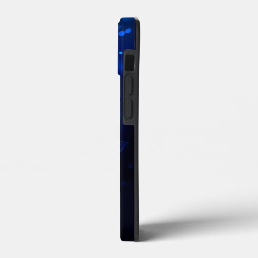 Morpho Butterfly in the Dark Background Case-Mate iPhone Hülle (Rückseite / Links)