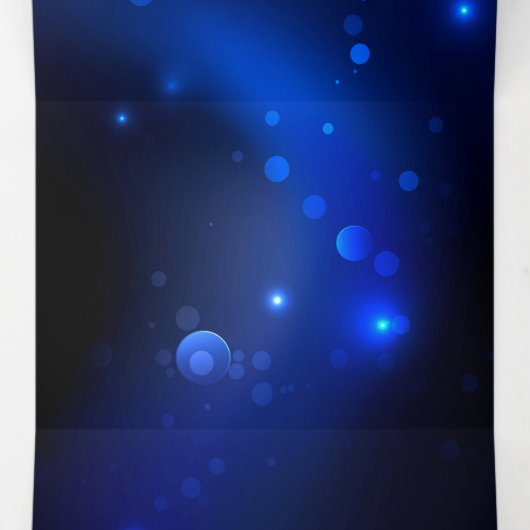 Morpho Butterfly in the Dark Background Dreifach-gefaltete Programmkarte (Innenseite Mitte)