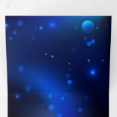 Morpho Butterfly in the Dark Background Dreifach Gefaltete Urlaubskarte (Innen Erste Seite)