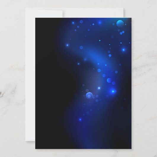 Morpho Butterfly in the Dark Background Einladung (Rückseite)