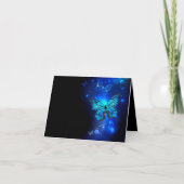 Morpho Butterfly in the Dark Background Einladung (Vorderseite)