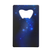 Morpho Butterfly in the Dark Background Geldbeutel Flaschenöffner (Rückseite)