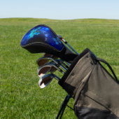Morpho Butterfly in the Dark Background Golf Headcover (In SItu)