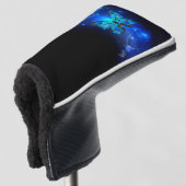 Morpho Butterfly in the Dark Background Golf Headcover (3/4 Vorderseite)