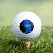 Morpho Butterfly in the Dark Background Golfball (Insitu T-Shirt)