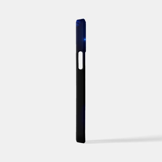 Morpho Butterfly in the Dark Background iPhone Hülle (Rechte Seite)