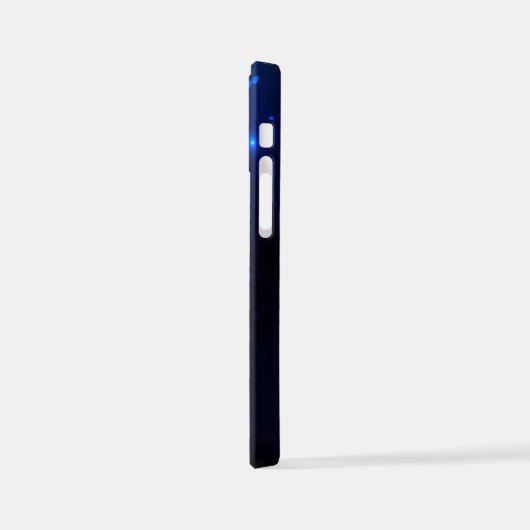 Morpho Butterfly in the Dark Background iPhone Hülle (Linke Seite)