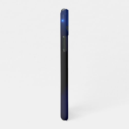 Morpho Butterfly in the Dark Background iPhone Hülle (Rechte Seite)