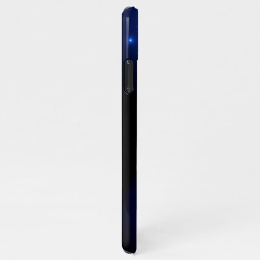 Morpho Butterfly in the Dark Background iPhone Hülle (Rechte Seite)