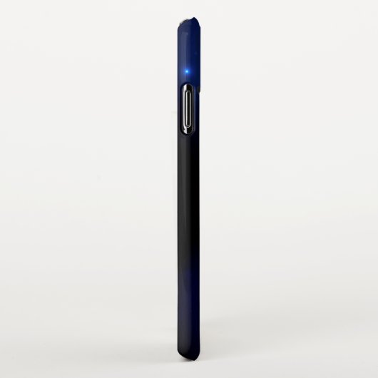 Morpho Butterfly in the Dark Background iPhone Hülle (Rechte Seite)