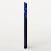 Morpho Butterfly in the Dark Background iPhone Hülle (Linke Seite)