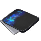 Morpho Butterfly in the Dark Background Laptopschutzhülle (Vorne Knopf)