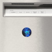 Morpho Butterfly in the Dark Background Magnet (In Situ (Geschirrspüler))