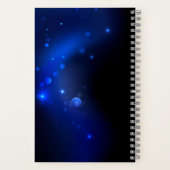 Morpho Butterfly in the Dark Background Notizblock (Rückseite)