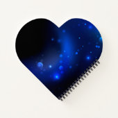 Morpho Butterfly in the Dark Background Notizblock (Rückseite)