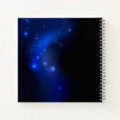 Morpho Butterfly in the Dark Background Notizblock (Rückseite)