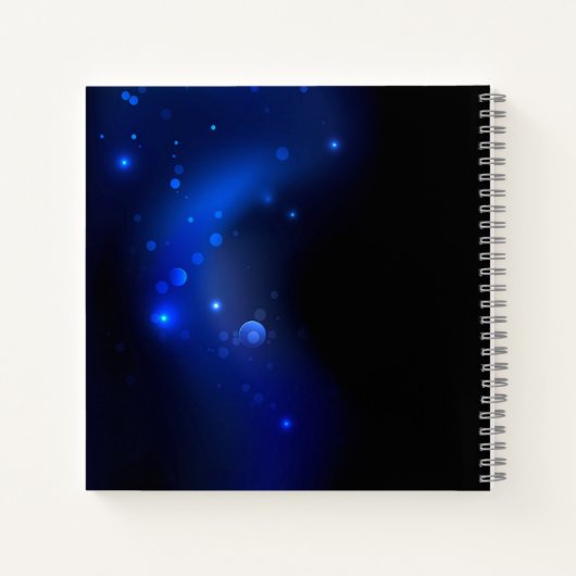 Morpho Butterfly in the Dark Background Notizblock (Rückseite)