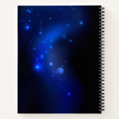 Morpho Butterfly in the Dark Background Notizblock (Rückseite)