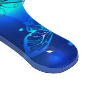 Morpho Butterfly in the Dark Background Schneidebrett (Ecke)