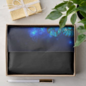 Morpho Butterfly in the Dark Background Seidenpapier (Geschenk)