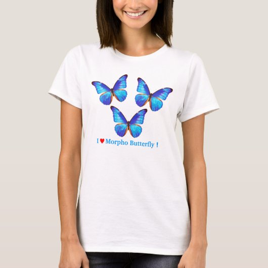 Morpho Butterfly T-Shirt (Vorderseite)