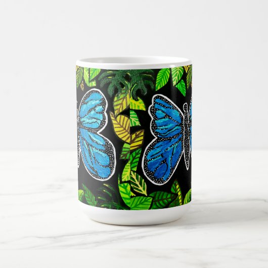 Morpho Butterfly-Tasse Kaffeetasse (Mittel)