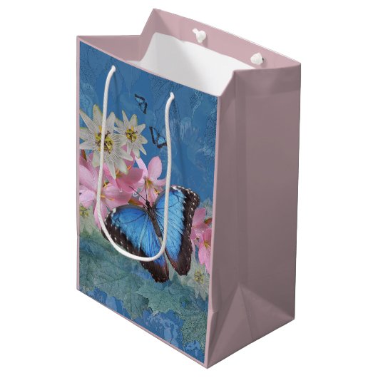 Morpho Magic Geschenktasche Mittlere Geschenktüte (Vorderseite Schrägansicht)