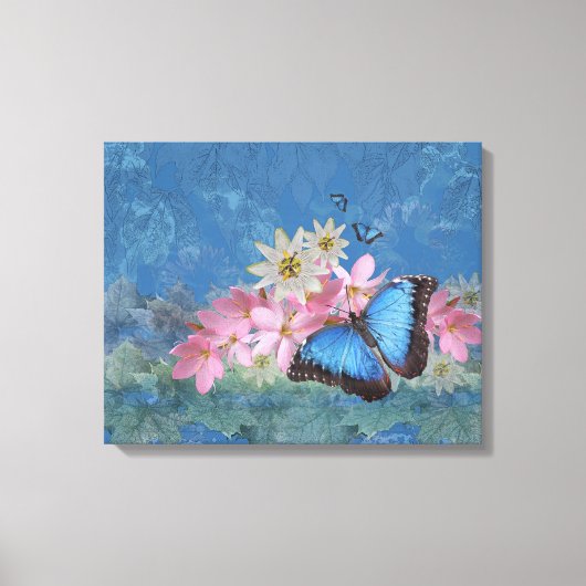 Morpho Magic Wrapped Canvas Print Leinwanddruck (Vorderseite)