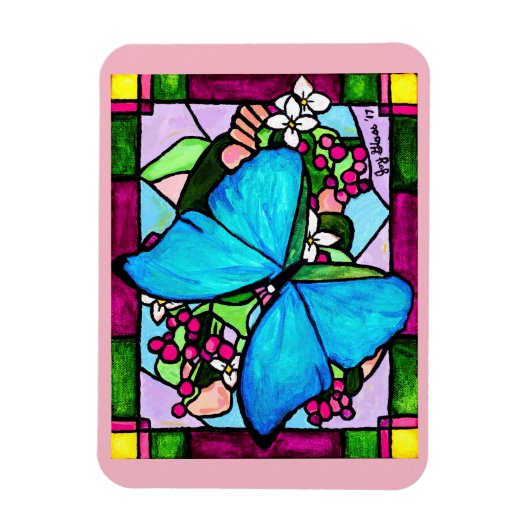 Morpho Magnet (Vertikal)