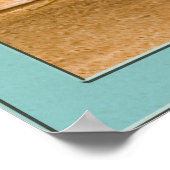 Morpho Peleides - Common Morpho ... Poster (Ecke)