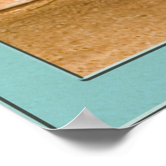 Morpho Peleides - Common Morpho ... Poster (Ecke)