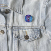 Morpho-Schmetterling / Galaxy Mandala Button (Beispiel)