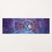 Morpho-Schmetterling / Galaxy Mandala Paper Unters Yogamatte (Vorderseite (Horizontal))