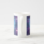 Morpho-Schmetterling / Galaxy Mandala Porzellantasse (Rückseite)