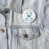 Morpho-Schmetterlinge Cartoon-Abbildung Button (Beispiel)