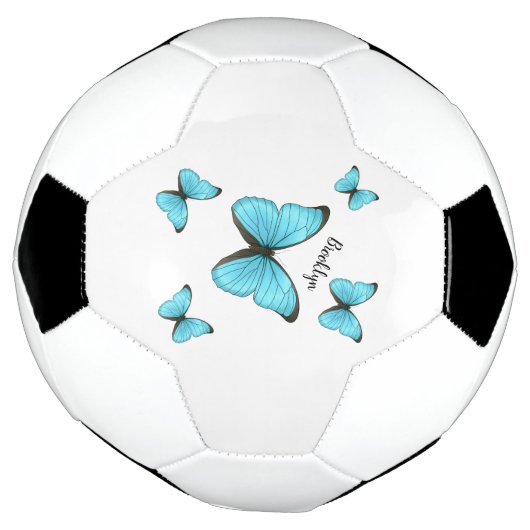 Morpho-Schmetterlinge Cartoon-Abbildung Fußball (Gedreht)
